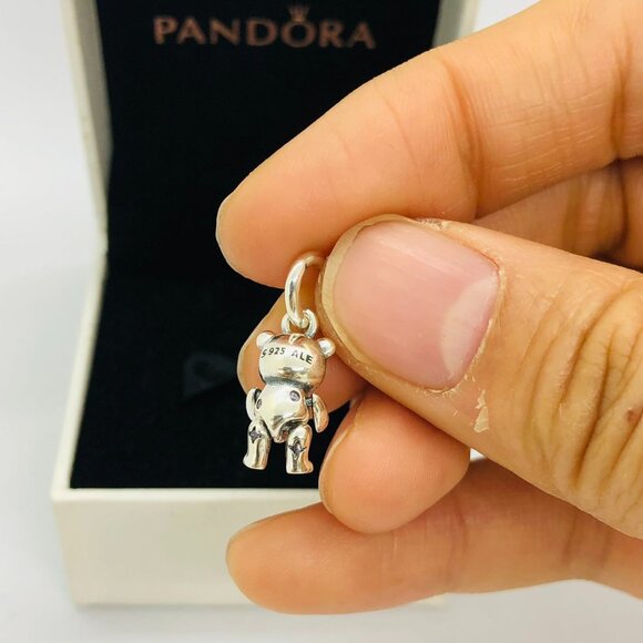 ✨🔥Pandora Movable Teddy Bear Dangle Charm - Picture 7 of 8